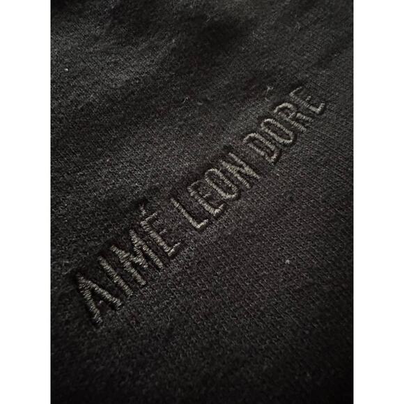 Aime Leon Dore Black Heavyweight Sweatpants - Picture 3 of 7